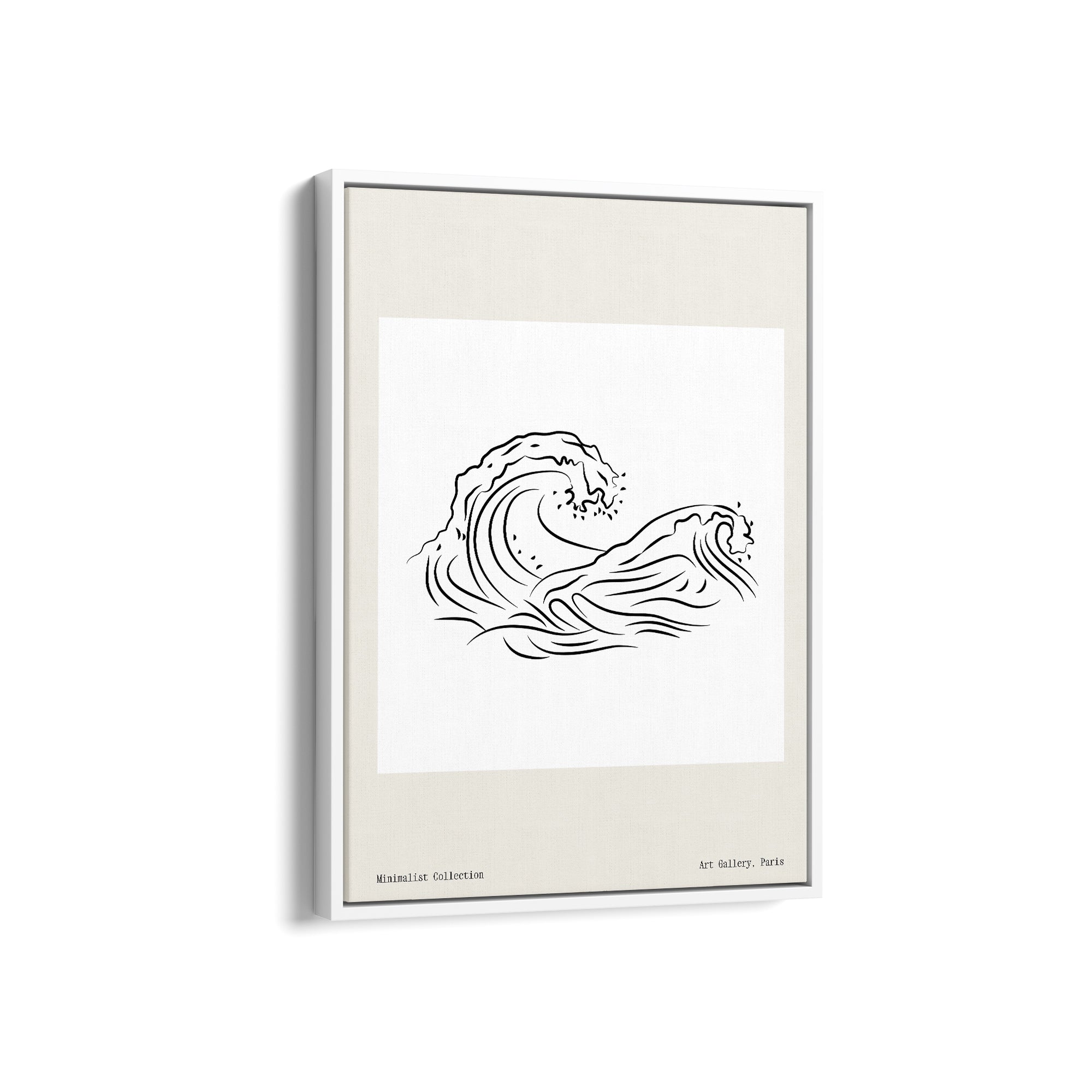 Waves Modern Line Wall Art