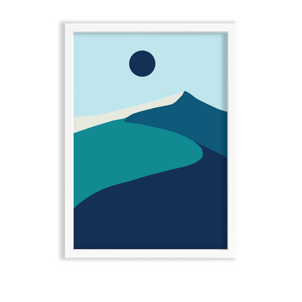 Blank Dust Landscape Modern Wall Art