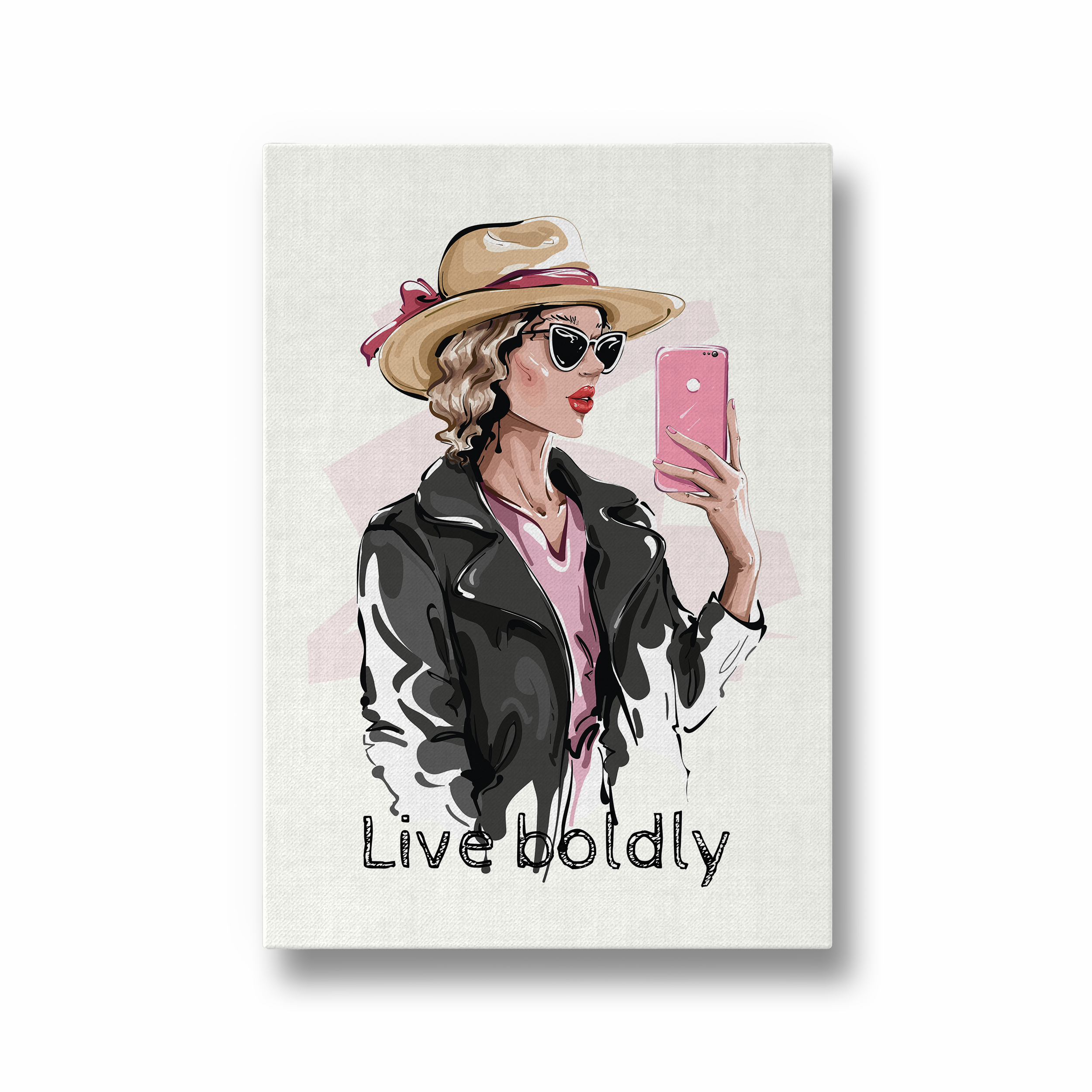 Live boldly, Fashion Poster