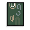 Wretched Humor Geometric Modern Wall Art