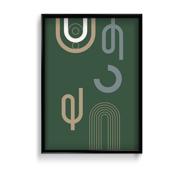 Wretched Humor Geometric Modern Wall Art