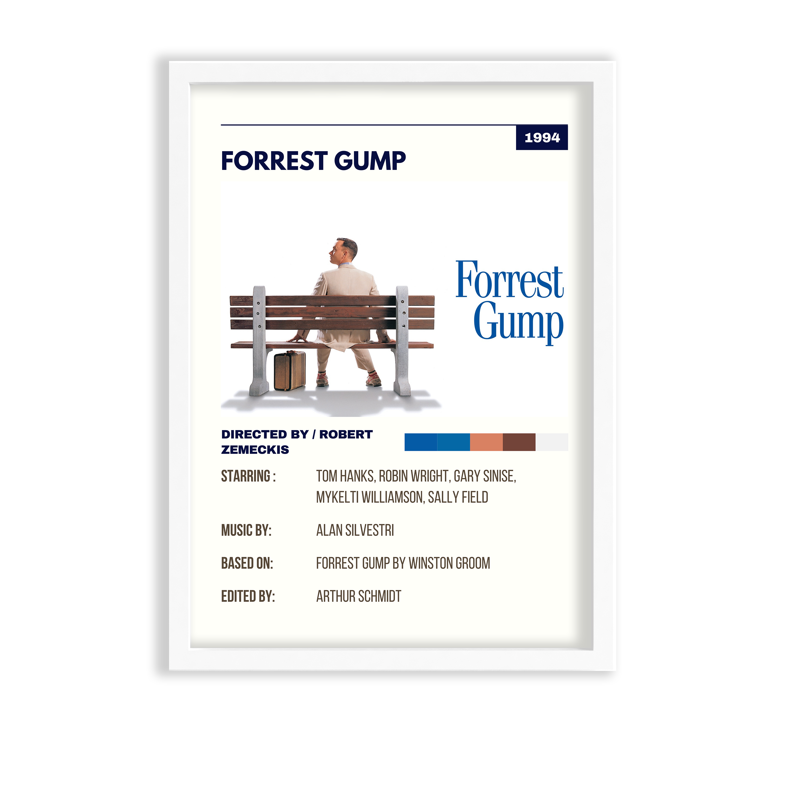 Forrest Gump Retro Wall Art