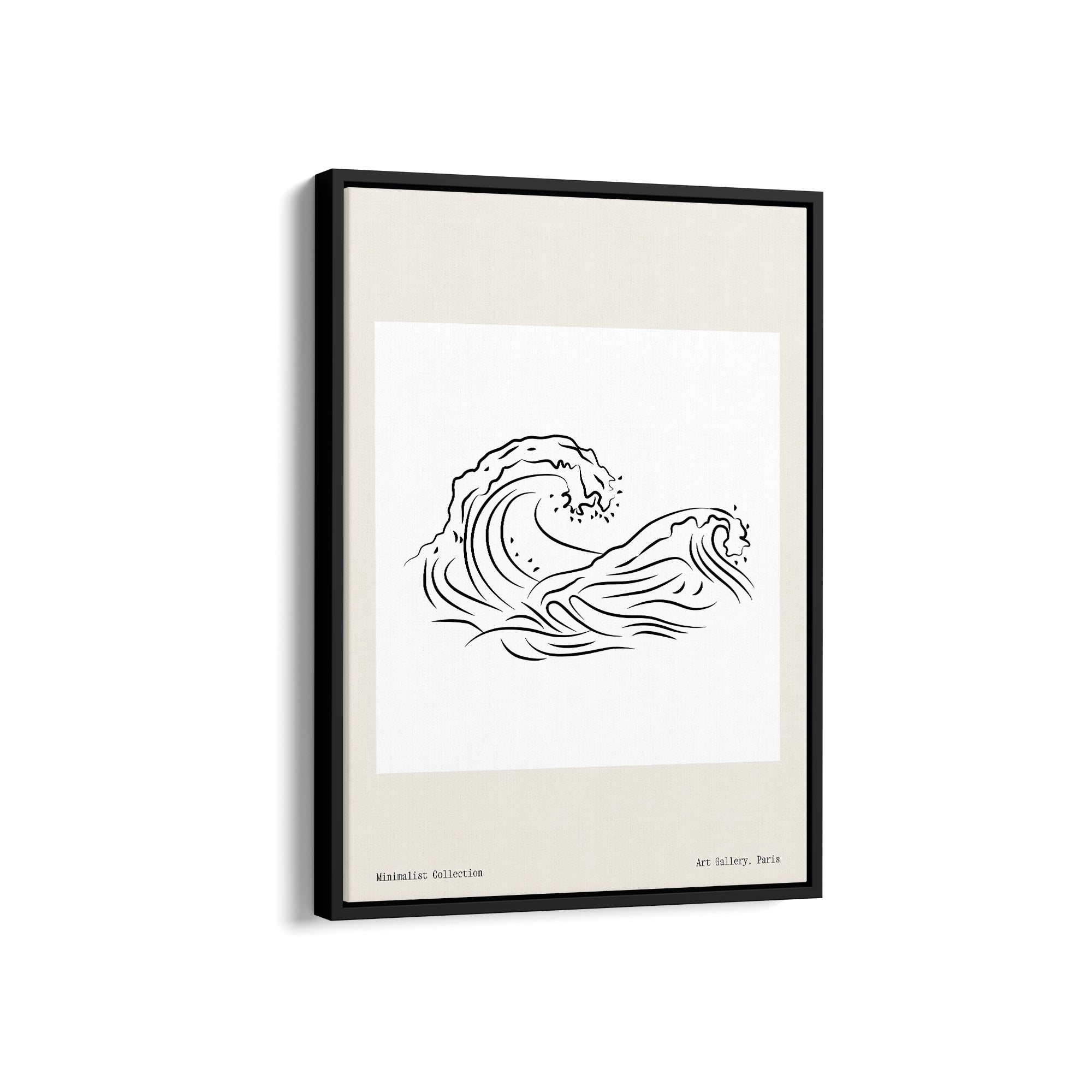 Waves Modern Line Wall Art