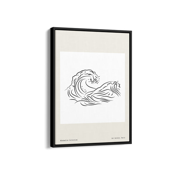 Waves Modern Line Wall Art
