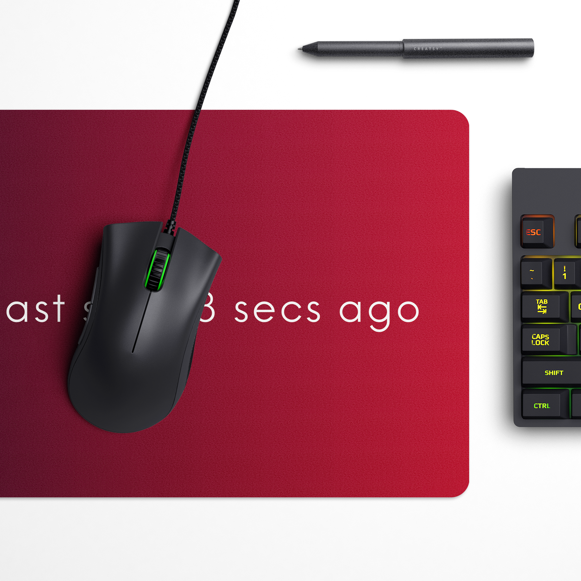 Instagram Last seen humor Desk Mat | Desk Pad | Mouse Pad
