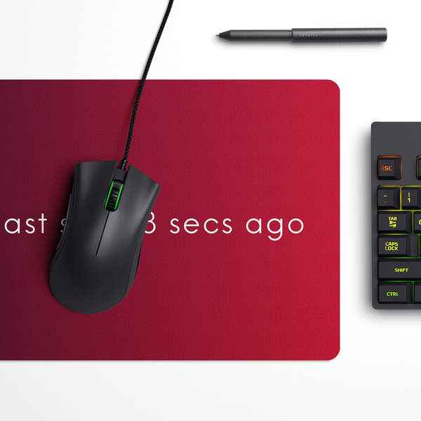 Instagram Last seen humor Desk Mat | Desk Pad | Mouse Pad