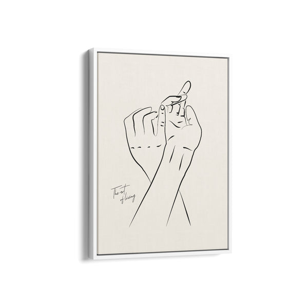 Incomplete love Boho Modern Wall Art