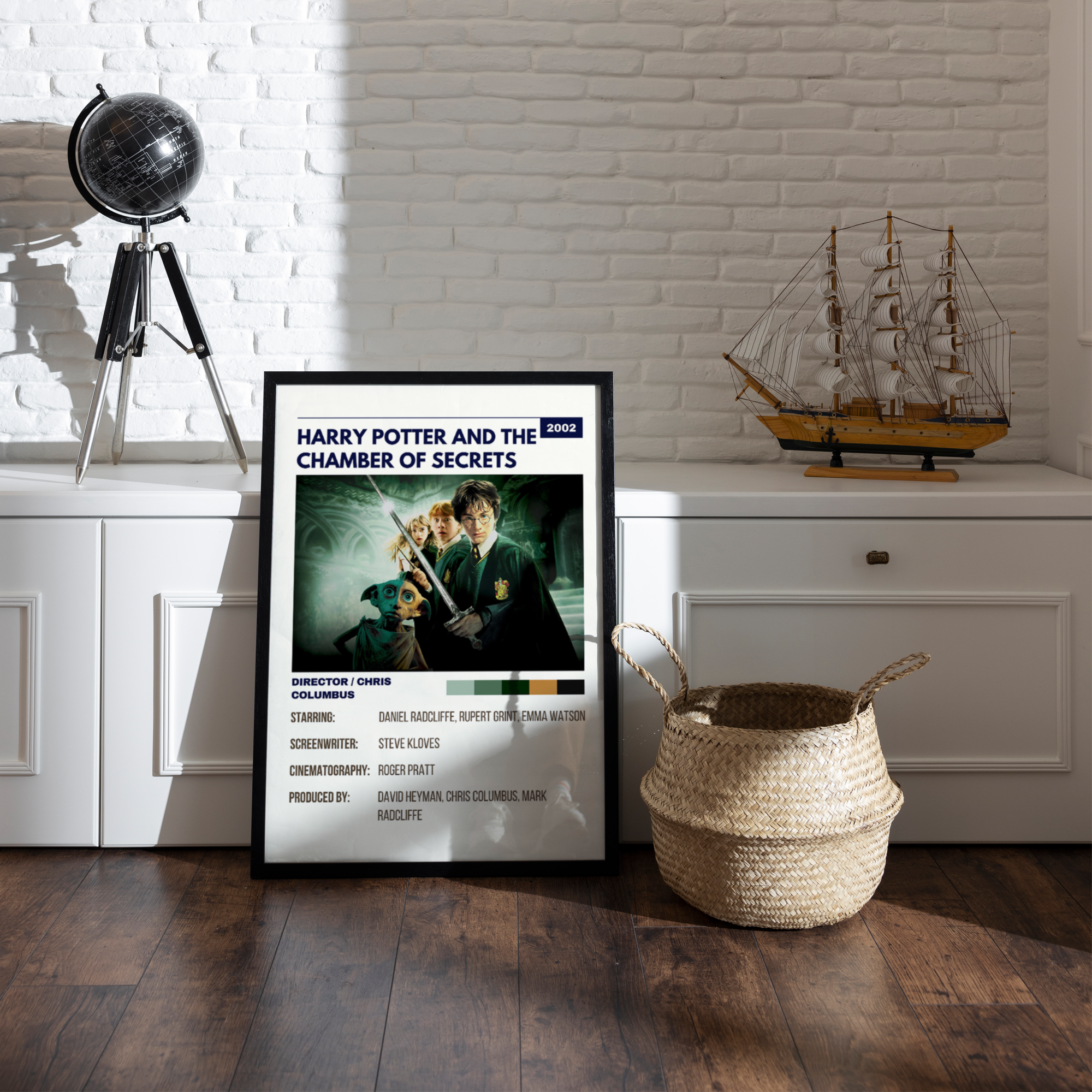 Harry Potter and the Chamber of Secrets Retro Wall Art