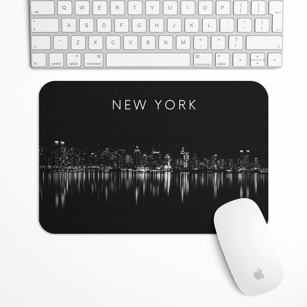 New York night skyline Gaming Mouse Pad