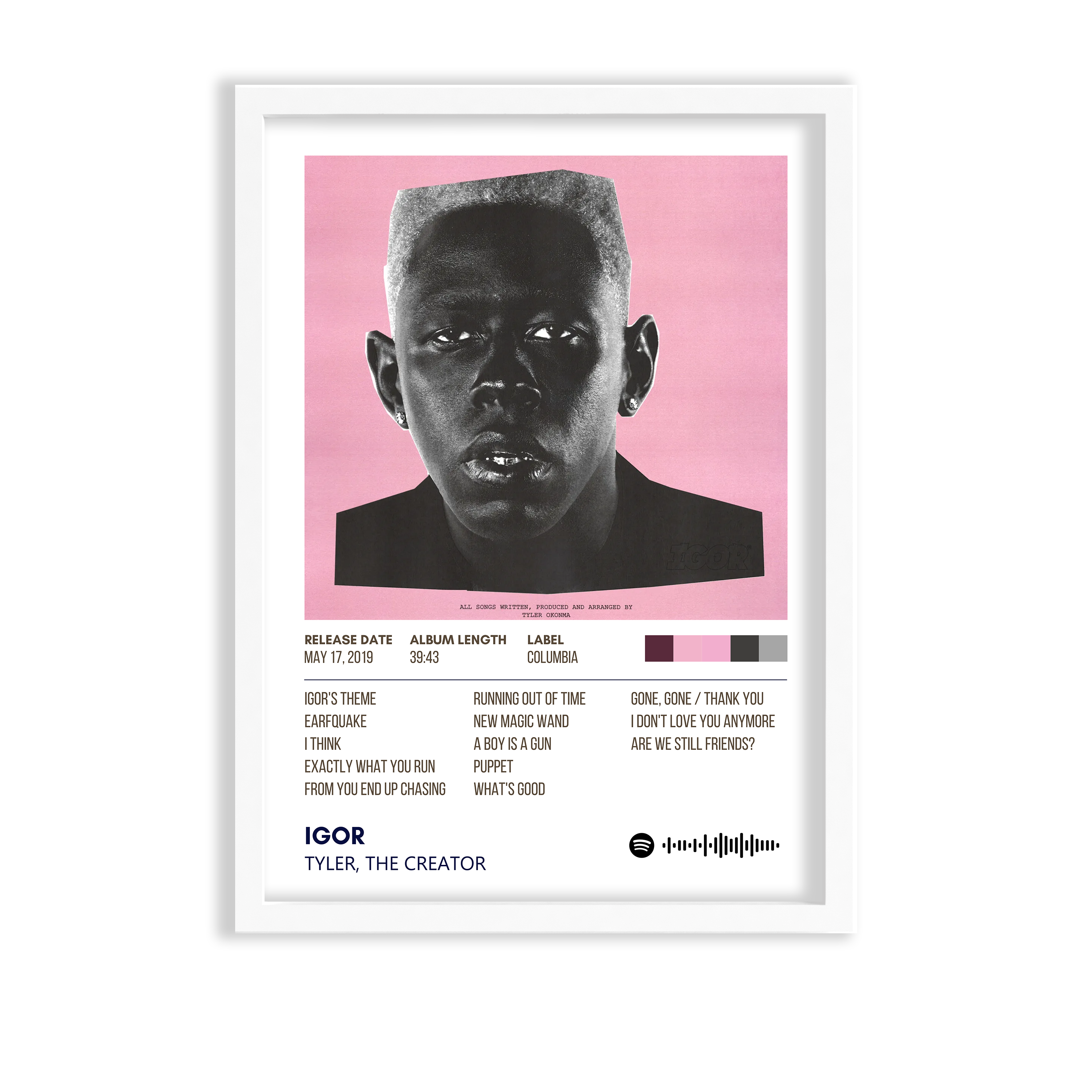 IGOR by Tyler, The Creator Album Poster