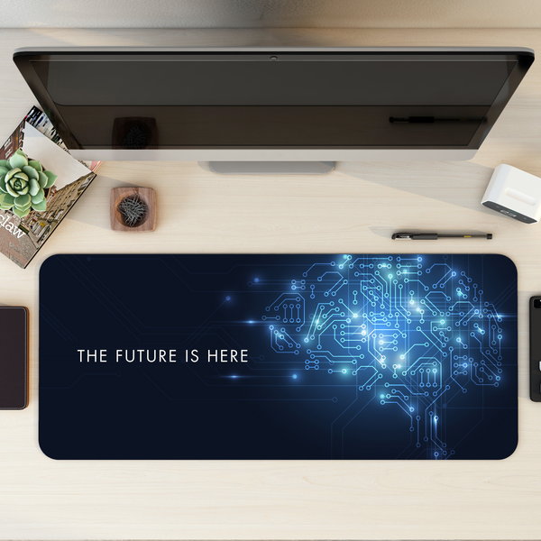 AI - The future is here Computer Desk Mat | Desk Pad | Mouse Pad