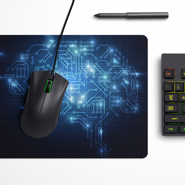 AI - The future is here Computer Desk Mat | Desk Pad | Mouse Pad
