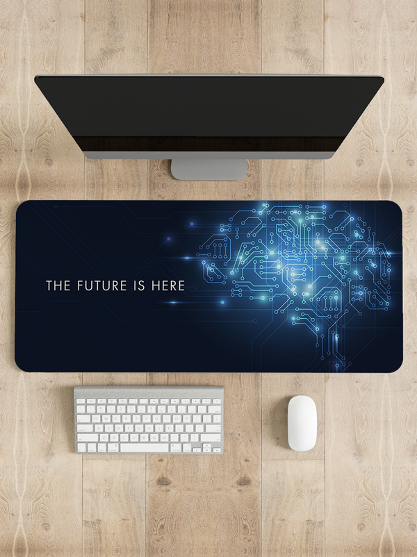 AI - The future is here Computer Desk Mat | Desk Pad | Mouse Pad