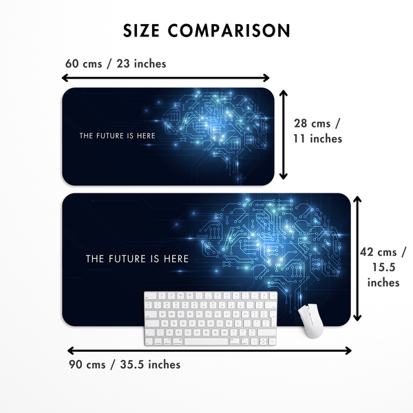 AI - The future is here Computer Desk Mat | Desk Pad | Mouse Pad