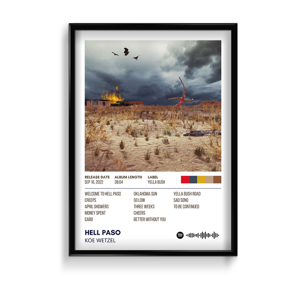 Hell Paso by Koe Wetzel Album Poster