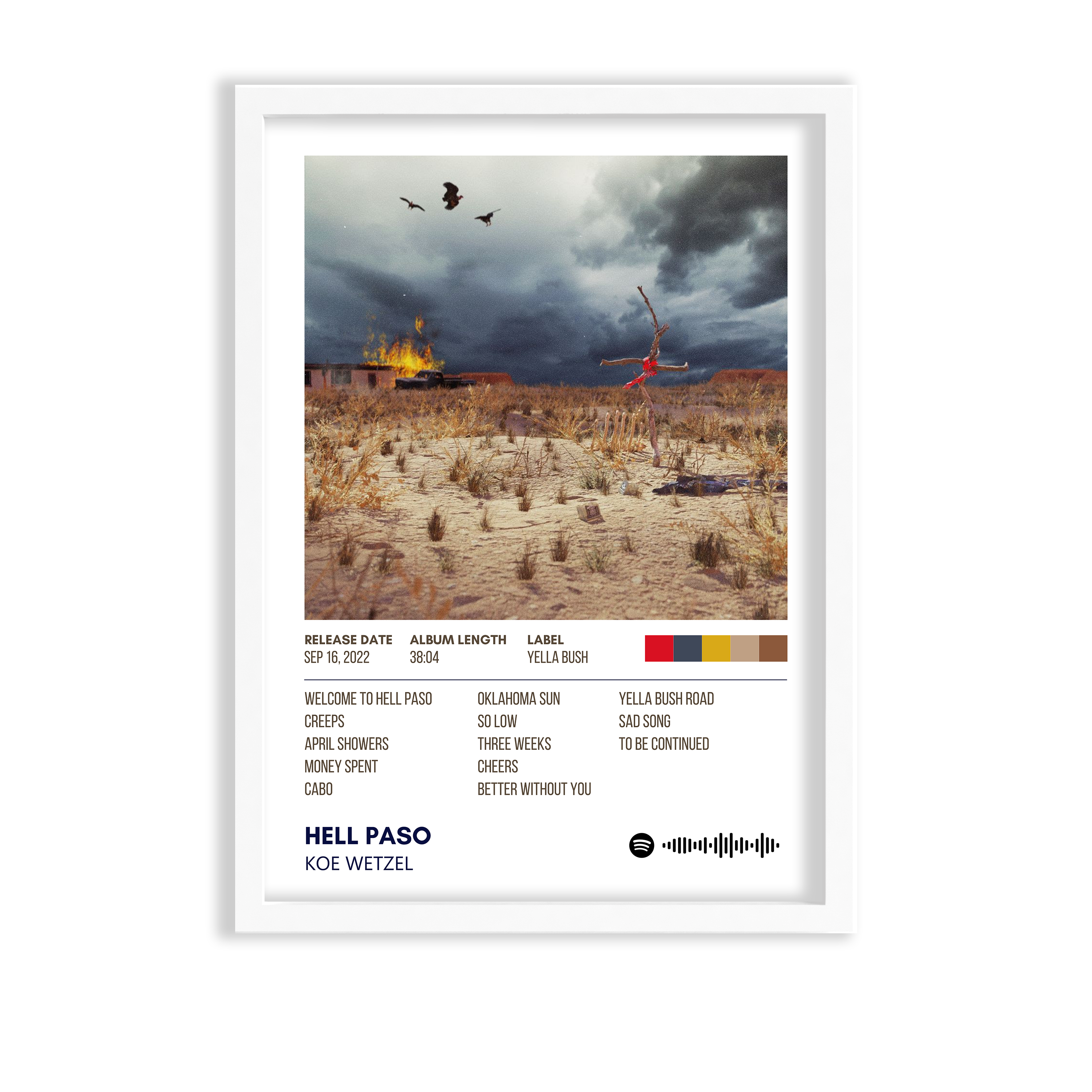 Hell Paso by Koe Wetzel Album Poster
