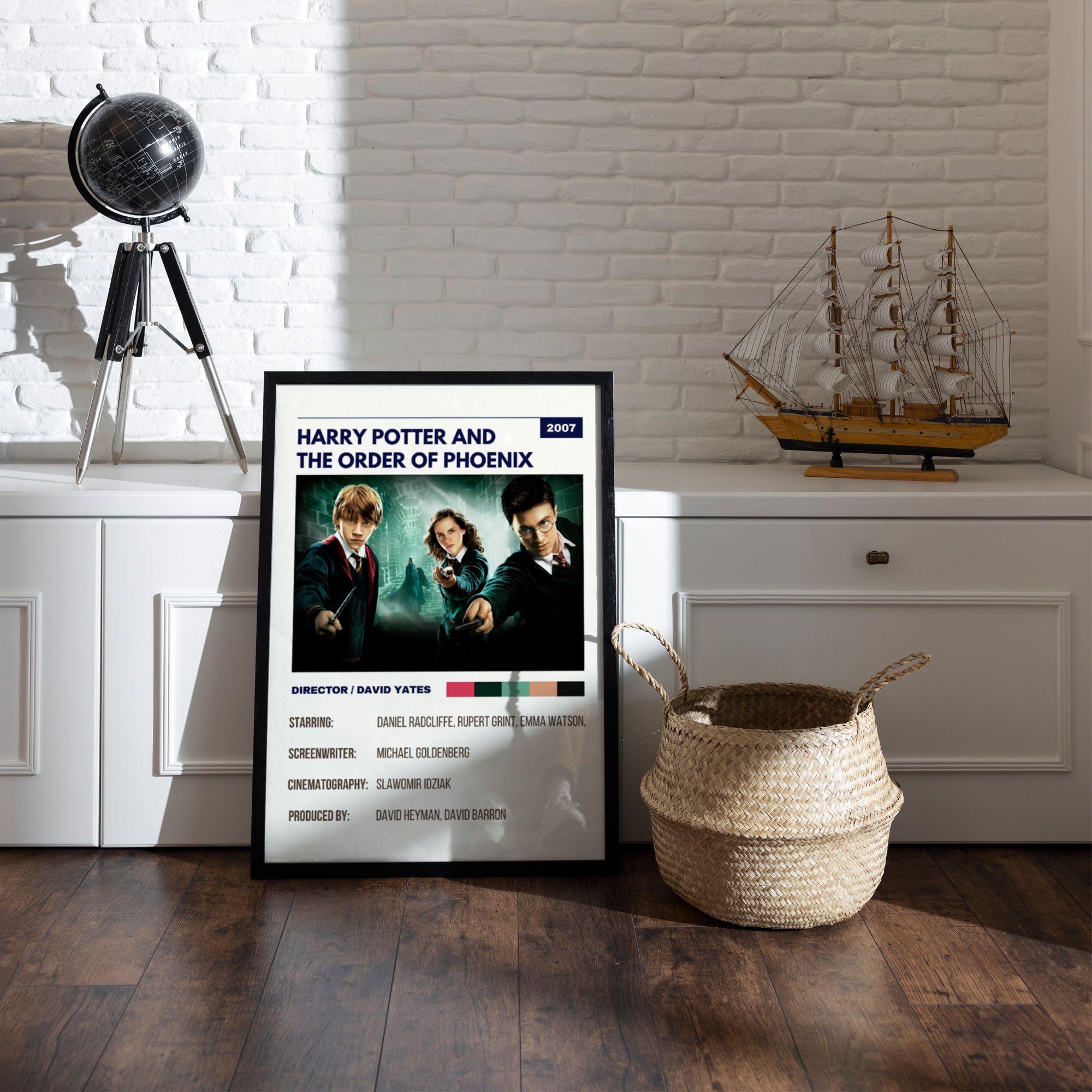 Harry Potter and the Order of Phoenix Retro Wall Art