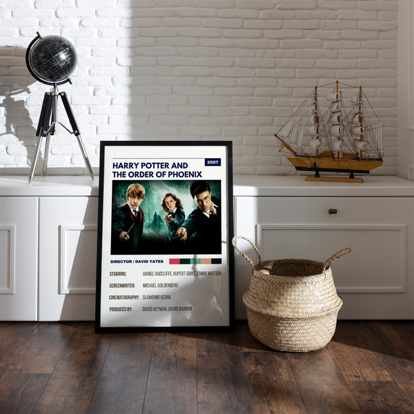 Harry Potter and the Order of Phoenix Retro Wall Art