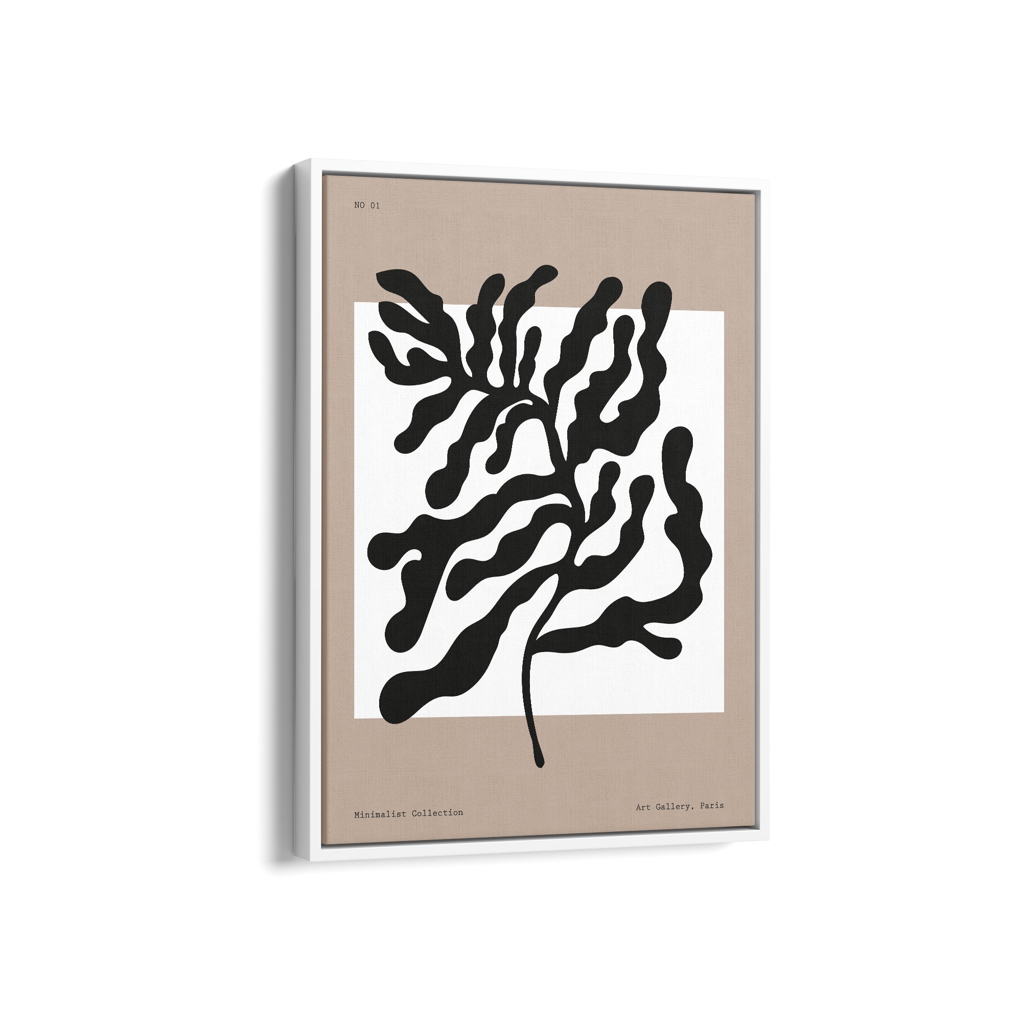 Minimal Leaves Boho Modern Wall Art