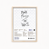 The Wall by Pink Floyd Album Poster