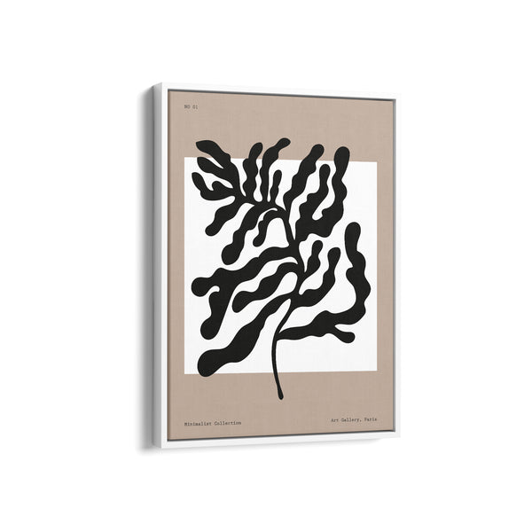 Minimal Leaves Boho Modern Wall Art