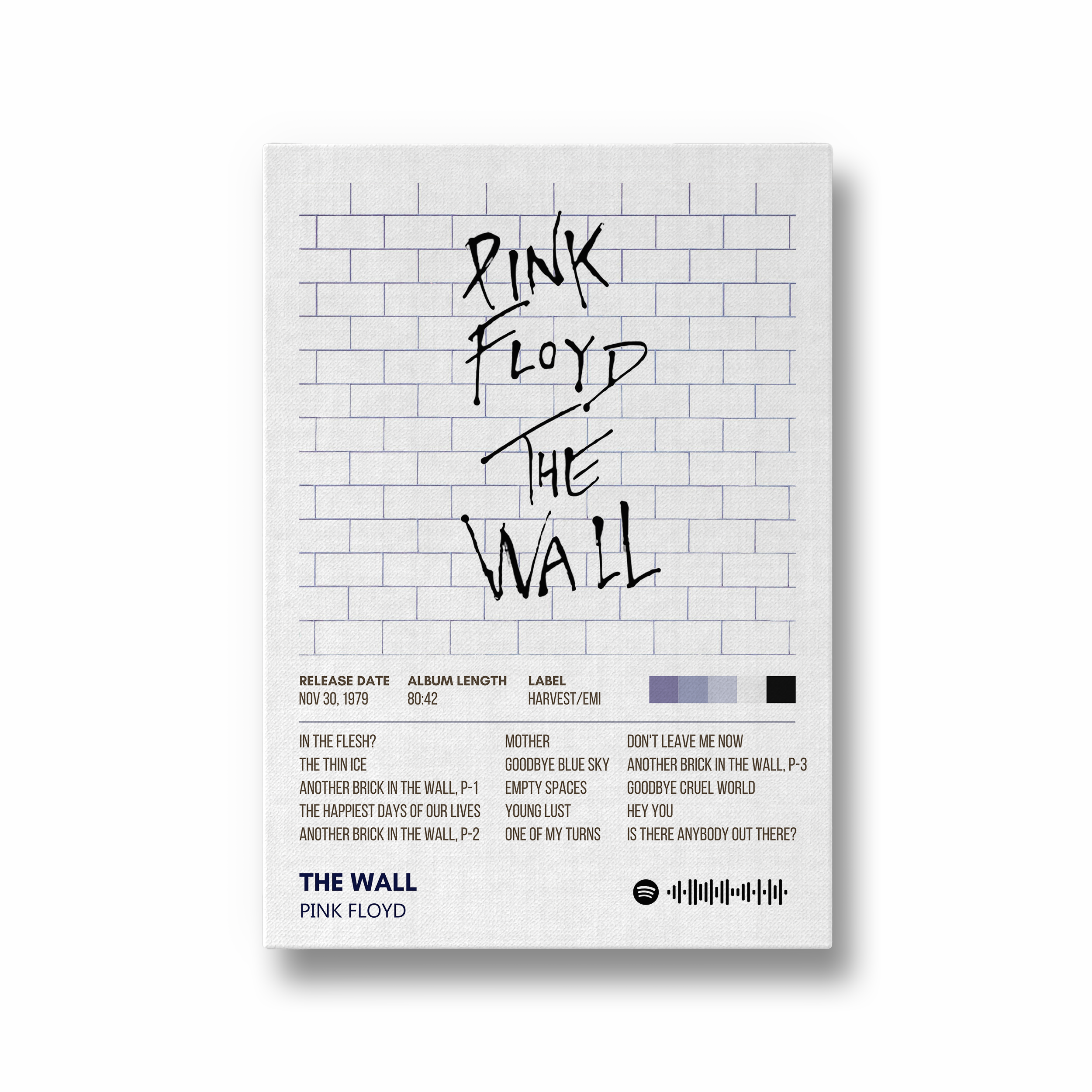 The Wall by Pink Floyd Album Poster