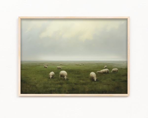 Fields of Fleece Wall Art