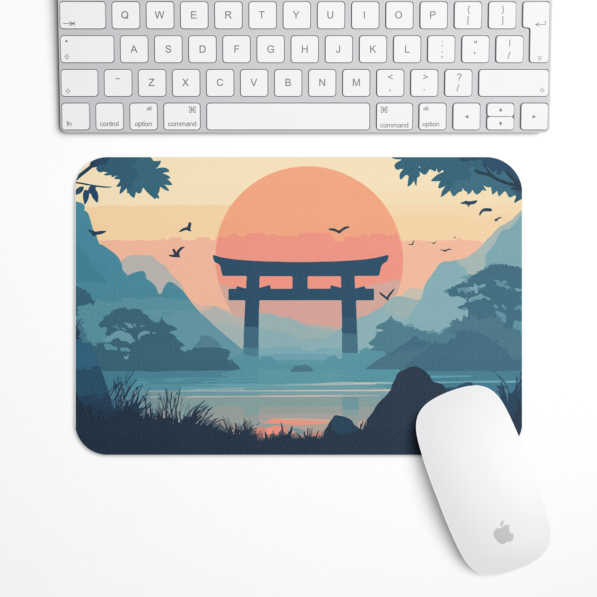 Beautiful Japanese Landscape Gaming Mouse Pad