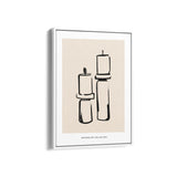 Candle Sticks Boho Modern Wall Art