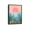 Peaceful Pink Sunset Wall Art