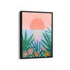 Peaceful Pink Sunset Wall Art