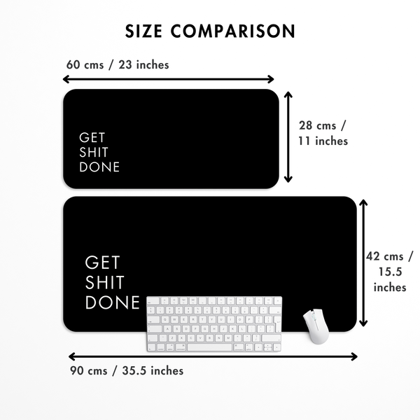 Get shit done Desk Mat | Desk Pad | Mouse Pad