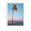 Beach View with Tree Premium Wall Art