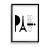 Paris, Fashion Poster