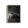 The Ford Mustang Bullitt Fastback Wall Art