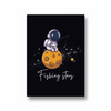 Fishing Stars Kid Astronaut Wall Art