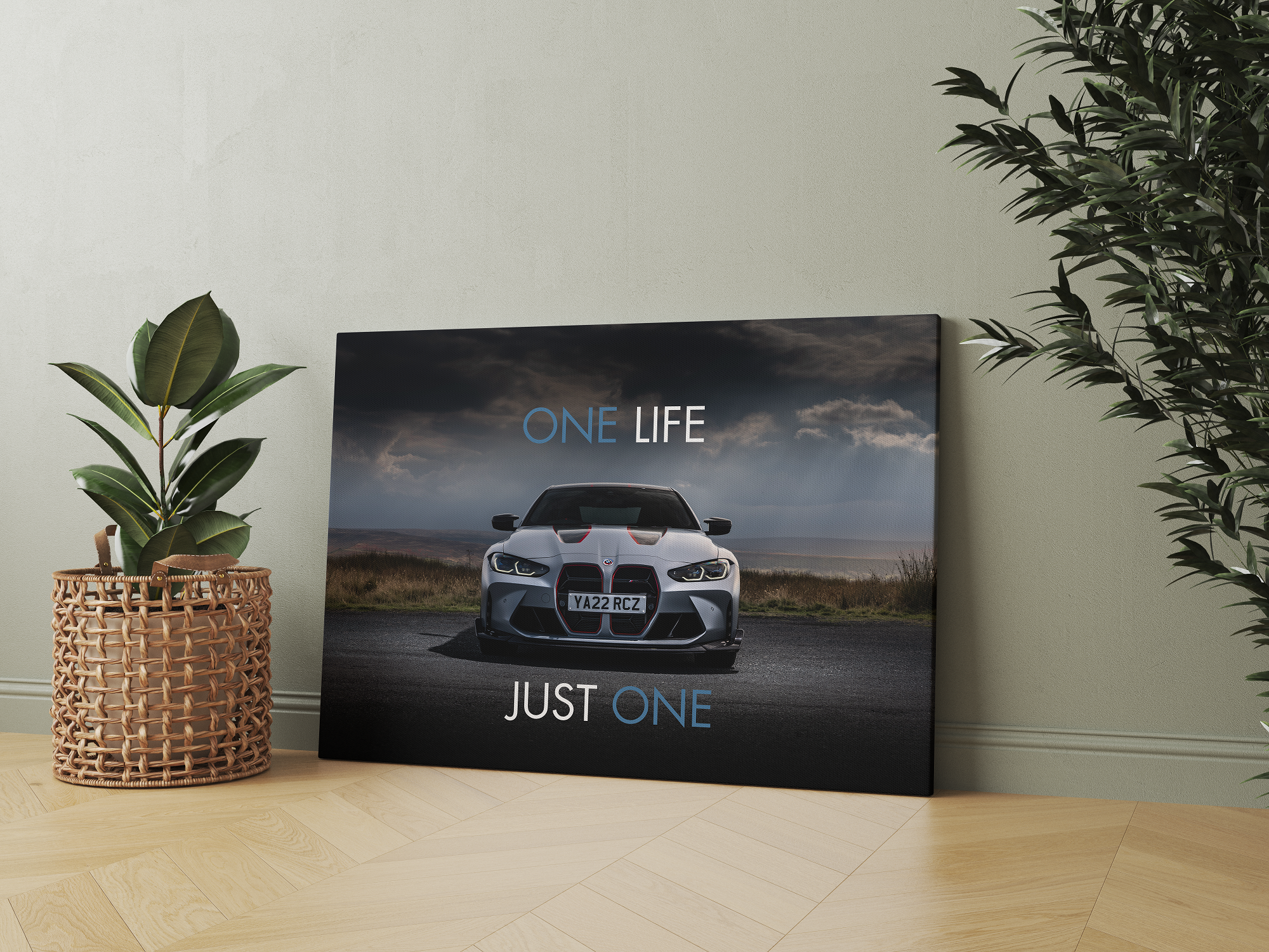 One life - BMW M4 Wall Poster