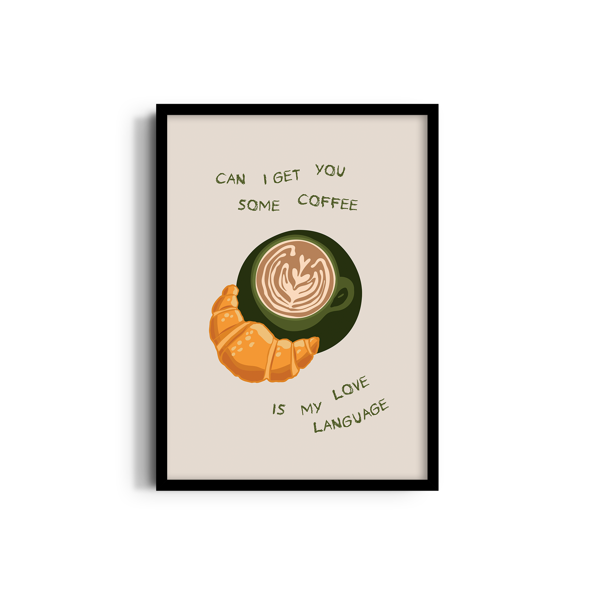 Coffee is my Love Language Journey Wall Art
