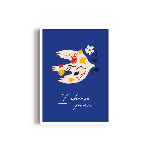 I Choose Peace Artistic Wall Art