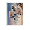 Boho Style 4 Image Collage Wall Art