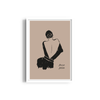 Serene Silhouette Dancing Wall Art