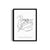 Relaxing Vacation Modern Line Wall Art