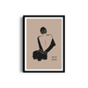 Serene Silhouette Dancing Wall Art