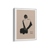 Serene Silhouette Dancing Wall Art