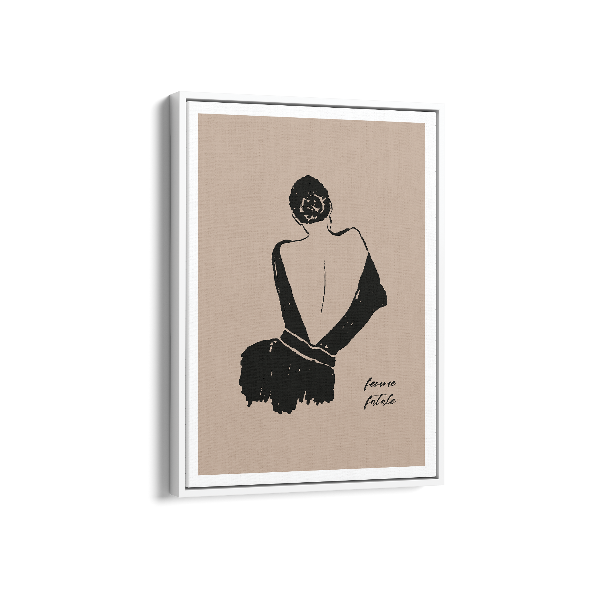 Serene Silhouette Dancing Wall Art