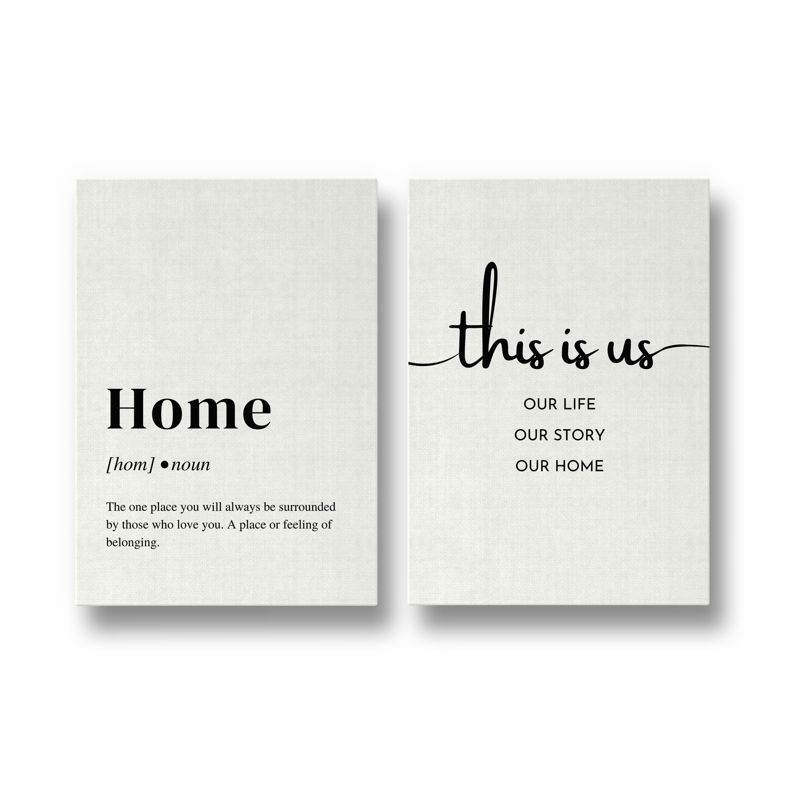 Home & This is us Set of 2 Quotes Posters