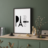Paris, Fashion Poster