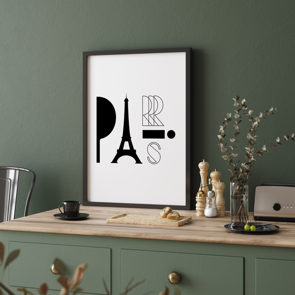 Paris, Fashion Poster