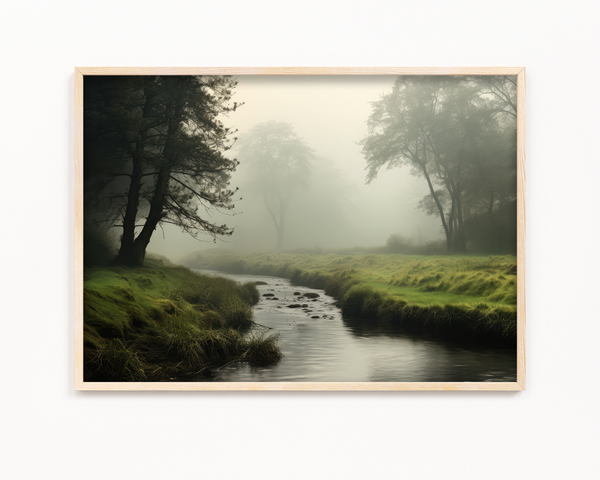 Misty Forest Wall Art