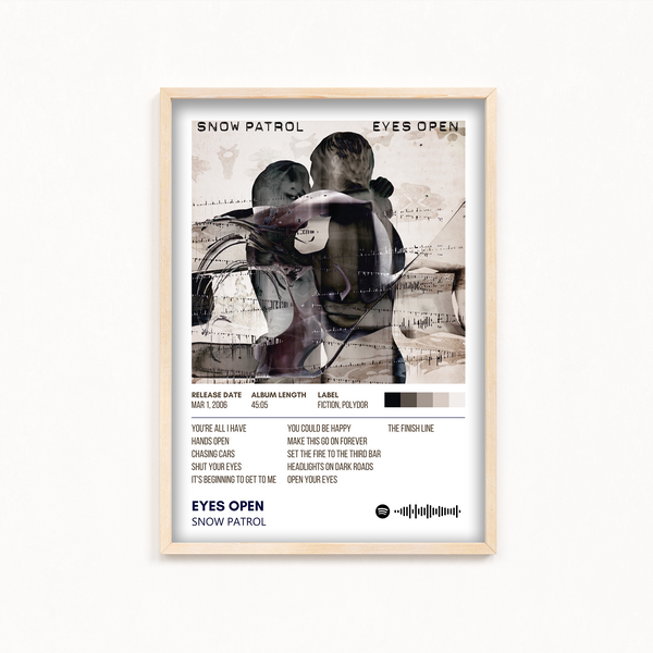 Eyes Open by Snow Patrol Album Poster